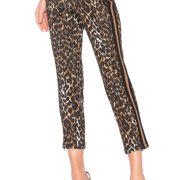 Pam & Gela Jacket and crop Track Pant in Leopard - Picture 4 of 5